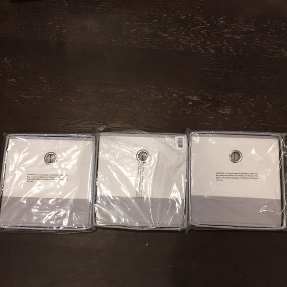 Three NWT, 11” lidded fabric storage cubes - Picture 3 of 3